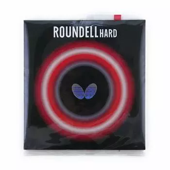 Ракетка для настольного тенниса Butterfly Rubber Roundel Hard 05890 Back Soft Red Tokuatsu (2.1mm -) красный