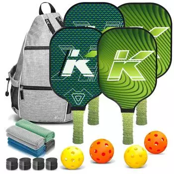 Ракетка Peak из стекловолокна 4 Ракетка Green Series Спортивная ракетка на открытом воздухе