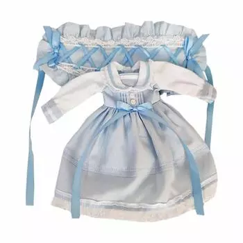 rakulifey Blythe One Neo Blythe Костюм с волосами для Obitsu Милый комплект одежды, часть, набор, украшение, 24, 2-х частей (синий)