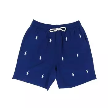 RALPH Stretch Embroidery Swim Shorts Swimsuit [POLO LAUREN] Мужской Multi-Pony 0106548-M-BLUE [Товар]
