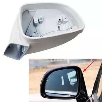 Рамка боковой зеркальной отделки для Chevrolet Captiva 2007 2008 2009 2010 2011 2012 2013 2014 2015 2016 2017 Стеклянная окантовка White Left