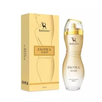 Ramsons - EXOTICA GOLD Eau De Parfum | 100 ML | Духи для женщин | TN - Черная смородина, Персик | MN - Жасмин, Роза | BN - Мускус, Амбра