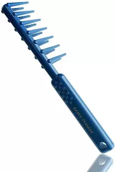 Расческа Babro Pomade Gel Comb Mesh Comb Perm Barber Comb Coarse Coarse Blue Men s