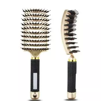 Расческа для волос Magic Detangle, массажер для кожи головы, расческа для волос Brosse Tangle, расческа для девочек, антистатическая расческа для салона чёрный