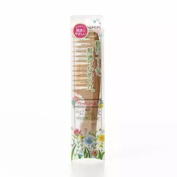 Расческа для волос Mapepe Wood Comb 1 шт. [Грубая] (х 1)