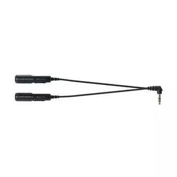 Распределительный кабель для наушников Audio Technica AT351L с регулятором громкости
