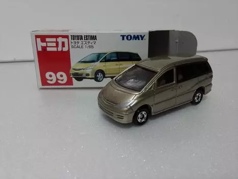 Распроданный Tomica 99 Toyota Estima Blue Tommy Crazy Mini Car Circle с кейсом отправлен со склада Amazon No.