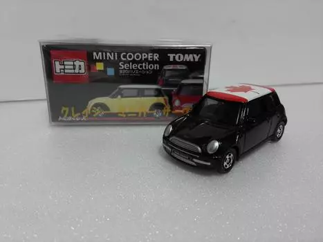 Распроданный Tomica Lottery X Mini Cooper Selection Astro Black Canadian Version Crazy Mini Car Circle с чехлом отправлен со склада Amazon
