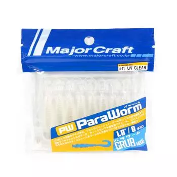 Распродажа Major Craft Мягкая пластиковая приманка Paraworm 1,8 дюйма PW-GRUB 041 (0926)