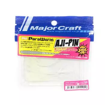 Распродажа Major Craft Мягкая пластиковая приманка Paraworm 2,5 дюйма PW-AJI PIN 055 (2999 год)