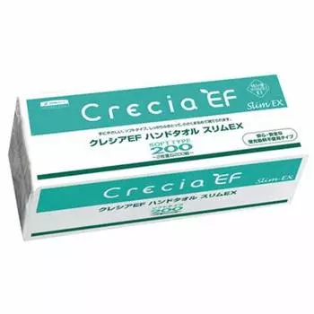 распродажа Полотенце для рук Crecia EF Soft Type 200 Slim EX 200 комплектов x 36 упаковок [Коробка (400 листов)