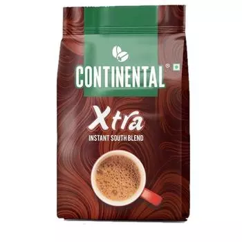 Растворимый кофе Continental Coffee Xtra | Кофейный пакетик 200 г | Растворимый кофе South Blend | Средняя обжарка | Премиальная смесь арабики и робусты