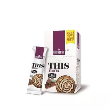 Растворимый кофе Continental THIS Mocha 3 в 1 Premix 132 г (22г*6 пакетиков)