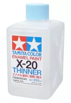 Растворитель для цветной эмали TAMIYA Extra Large 250ml Model Solvent 80040 X-20