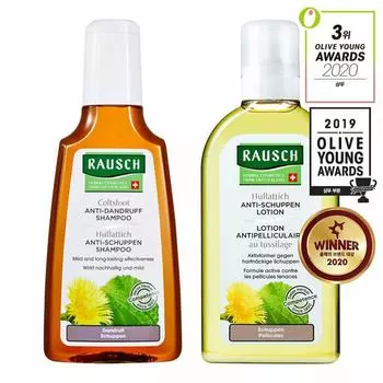 Rausch Coltsfoot Шампунь против перхоти 200 мл и лосьон 200 мл Набор