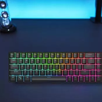 Raven68 E-Sports Magnetic Levitation Механическая клавиатура с подсветкой 68Keys Gaming Mechanical Keyboards Esport Keypad B