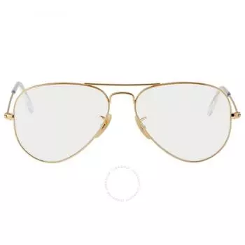 Ray Ban Aviator Clear Evolve Grey Unisex Sunglasses RB3025 001 5F 55