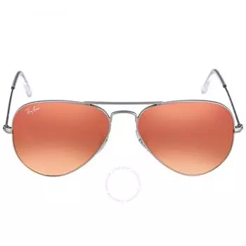 Ray Ban Aviator Flash Lenses Copper Unisex Sunglasses RB3025 019 Z2 55