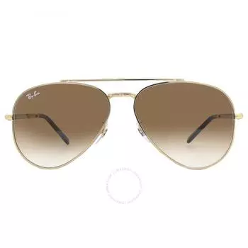 Ray Ban New Aviator Light Brown Gradient Pilot Unisex Sunglasses RB3625 001 51 58