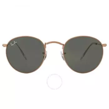 Ray Ban Round Metal Green Unisex Sunglasses RB3447 920231 47