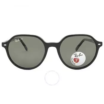 Ray Ban Thalia Polarized Green Square Unisex Sunglasses RB2195 901 58 51