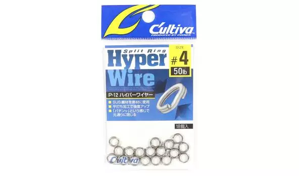 Разъемные кольца Owner P-12 Hyper Wire, размер 4, Япония (1679 г.)