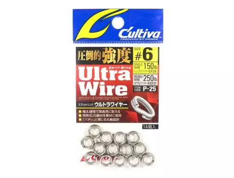 Разъемные кольца Owner P-25 Ultra Wire, размер 6 (5138)
