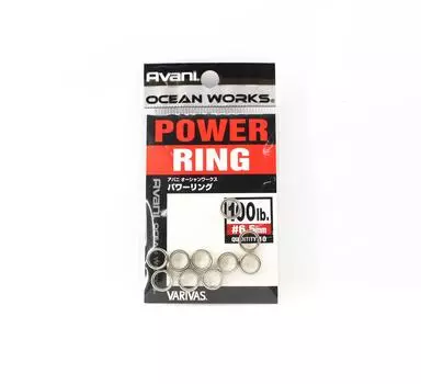 Разъемные кольца Varivas Power Heavy Duty Strong, 100 фунтов (4049)
