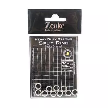 Разъемные кольца Zeake Heavy Duty, размер 5, 169,54 фунта — 10 колец 5 (3216)