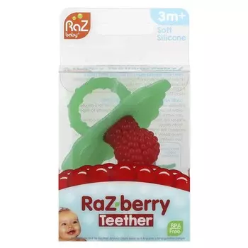 RaZbaby, качели RaZ-berry, от 3 месяцев, зеленые/красные, 1 шт.