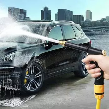 Разбрызгиватель воды Регулируемая насадка для водяного шланга высокого давления Ручной садовый разбрызгиватель с эргономикой