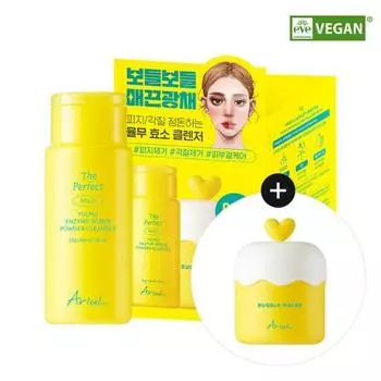 [Раздача Bubble Maker] Arial the Perfect Coix Enzyme Scrub Powder Cleanser, 55 г, специальное очищающее средство для Кореи