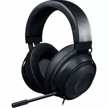 Razer Kraken Black игровая гарнитура аналоговое подключение PS5 PS4 ПК переключатель смартфон охлаждающий гель подставка авторизованный дистрибьютор гарантия [японский продукт] чёрный