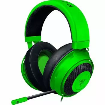 Razer Kraken Green Gaming Headset Analog Connection PS4 PS5 PC Switch Smartphone Cooling Gel Pad Гарантировано авторизованным дистрибьютором [Японский продукт]