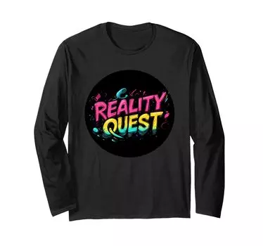 Разноцветный костюм Reality Quest для мальчиков и девочек с длинным рукавом чёрный