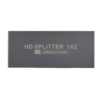 Разветвитель интерфейса HD Multimedia 1x2 4K 60 Гц 18G HDCP2.2 RGB444 1 вход 2 выхода HD Multimedia Interface UK Plug