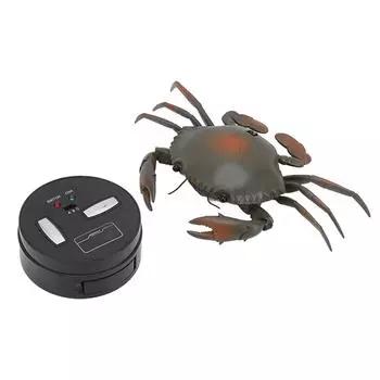 RC Краб игрушка образовательная имитация морских животных электрическая модель краба для детей на день рождения зелёный