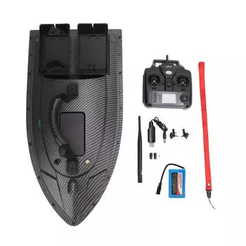 RC лодка для приманки рыбы 500 м двухмоторная GPS автовозврат RC лодка для приманки рыбы с ночной подсветкой ЖК-пульт дистанционного управления C