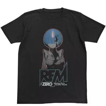 Re: Life in a Different World from Zero Rem Luminous T-shirt Black Size L