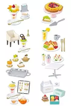 Re-ment-Petite Sample-Petite Fruits Parlor-Trading Figure-1 of 8 Blind Box