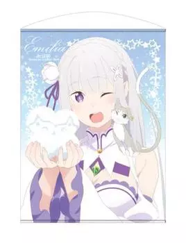 Re:ZERO -Starting Life in Another World- Emilia 100cm Tapestry Ver.2.0