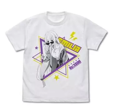 ре:ZERO -Starting Life in Another World- Футболка Emilia Street Fashion ver.Белый S