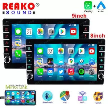 REAKOSOUND 8 /9 универсальный 2 DIN 8-ядерный автомобильный радиоприемник WIFI автомобильный аудио мультимедийный плеер стерео GPS для Nissan Toyota Kia Toyota Honda 2Din