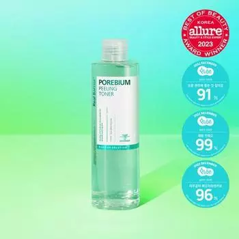Real Barrier Pore Empty Peeling Toner 305мл, корейская косметика знаменитостей