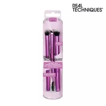 Real Techniques Eye Shade + Blend Trio (3 types of brushes set)