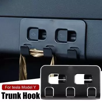 Rear Trunk Hook for Tesla Model Y 2024 Accessories Luggage Bag Umbrella Hanger Holder for Tesla Y Car Accessories 2024 L2A5