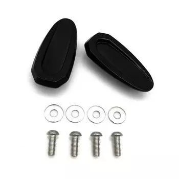 Rearview Mirror Block Off Base Plates Cover For BMW S1000RR 2019-2023