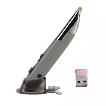 Rechargeable Right Hand and Left Hand 1600 DPI USB 2.4G + -compatible Wireless Mouse with Touch en серый