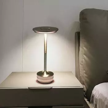 Rechargeable Table Lamp LED Touch Sensor Desktop Night Light Wireless Reading Lamp for Restaurant Hotel Bar Bedroom Decor Light