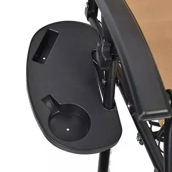 Recliner Folding Chair Tray Drink Holder Portable Side Tray Breakfast Beach Chair Cup Holder For Outdoor Camping Accessories